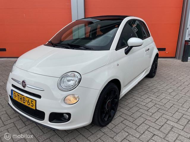 Fiat 500 C CABRIO 0.9 TwinAir Turbo 500S, Gebruikt, Cabriolet, Wit, Origineel Nederlands