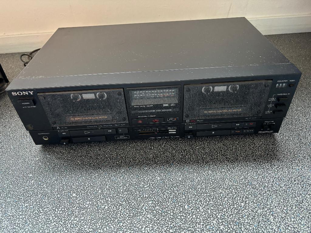 Sony stereo cassettedeck TC WR750, Ophalen, Dubbel, Sony, Auto-reverse