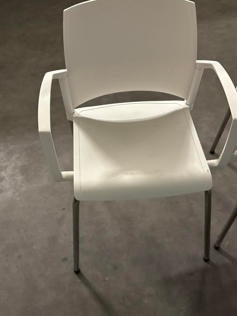 8 stoelen, Ophalen, Gebruikt, Wit, Vijf, Zes of meer stoelen