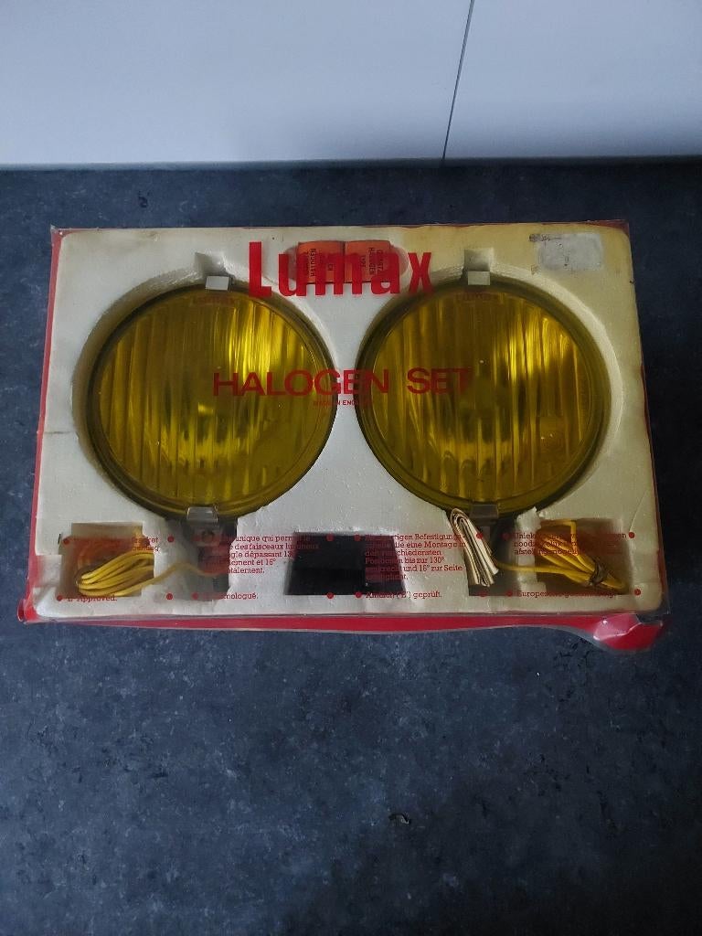 NOS Set Lumax Mistlampen Oldtimer Rally BMW VW Triumph Volvo, Ophalen of Verzenden