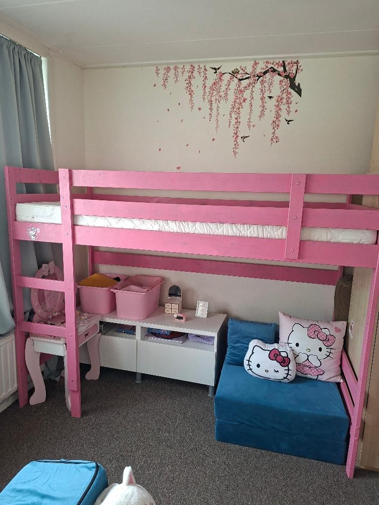 Kinderbed 90 x 200 cm, Ophalen, 85 tot 100 cm, Gebruikt, Hoogslaper of Stapelbed