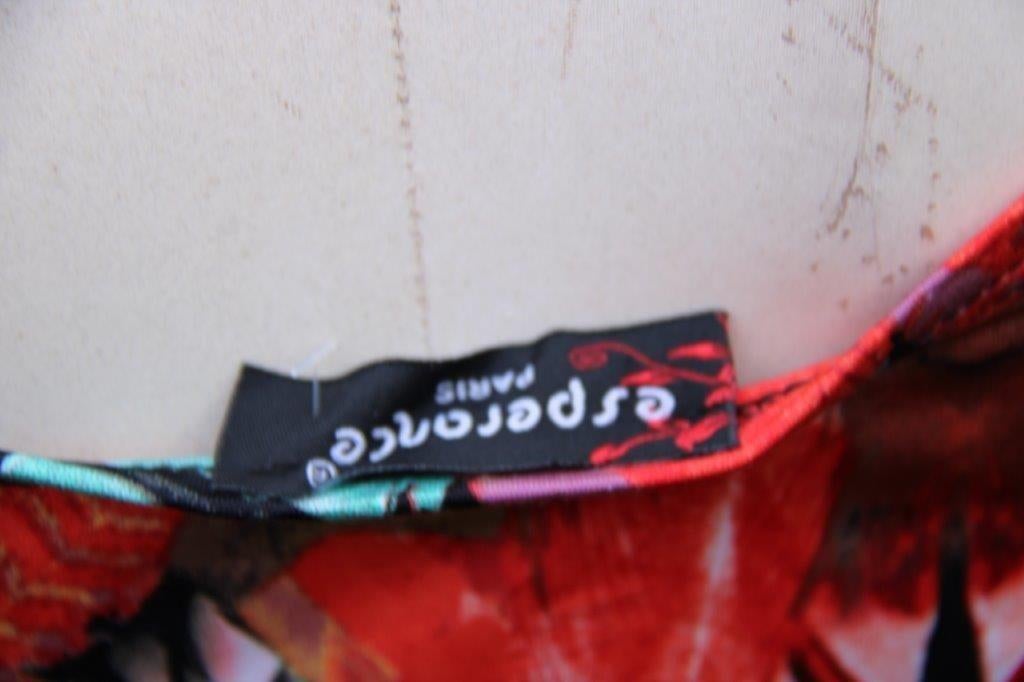 Jurk rood/ kleur Esperance mt S/M Vaste prijs, Kleding | Dames, Verzenden, Esperance, Zo goed als nieuw, Knielengte