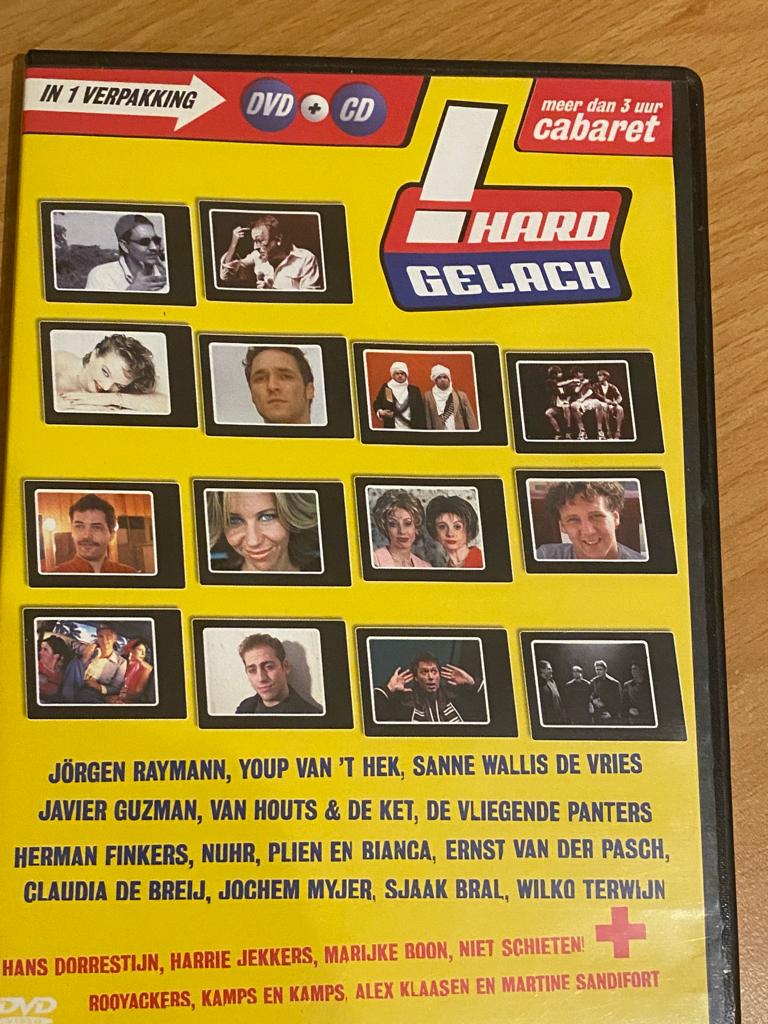 DVD Hard gelach, Cd's en Dvd's, Vanaf 12 jaar, Ophalen of Verzenden, Gebruikt, Stand-up of Theatershow