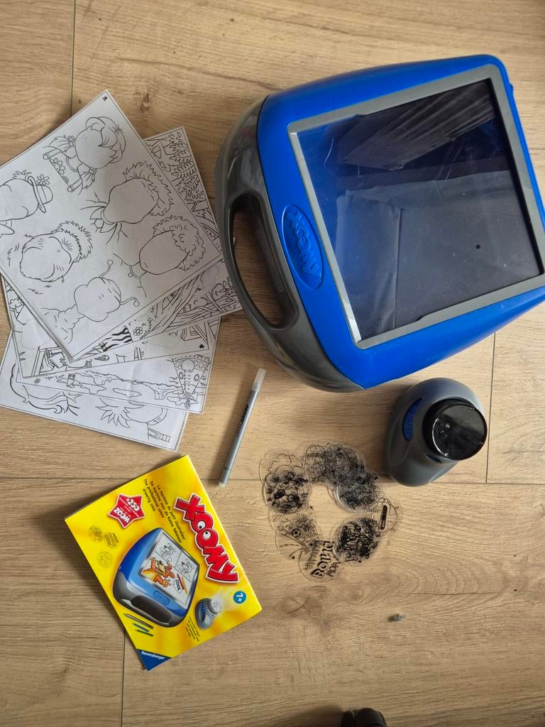 Xoomy tekenmachine, Ophalen