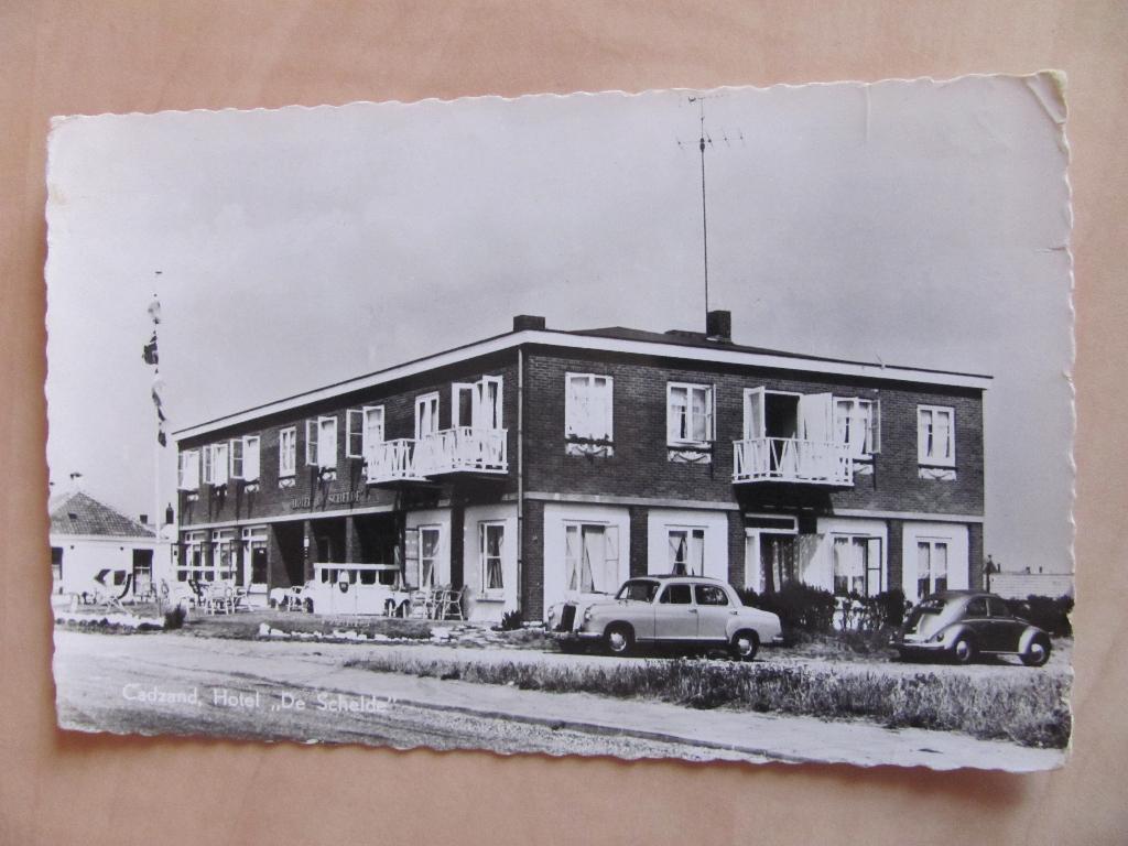 Cadzand, hotel De Schelde, Ophalen of Verzenden, 1940 tot 1960, Gelopen, Zeeland
