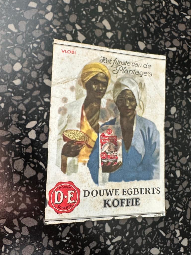 Oud Vloeiblad Douwe Egberts Koffie. Plantages., Verzamelen, Merken en Reclamevoorwerpen, Ophalen of Verzenden, Gebruikt, Gebruiksvoorwerp
