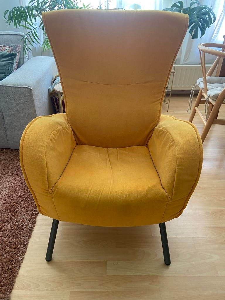 Gele Kebe fauteuil, Ophalen, Gebruikt, Overige kleuren, Eén