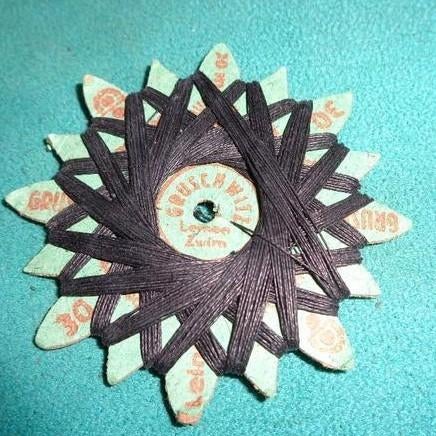 Duits wo2 garen Wehrmacht oorlog ww2 soldaat zwart, Verzamelen, Ophalen of Verzenden, Overige soorten, Duitsland, Overige typen