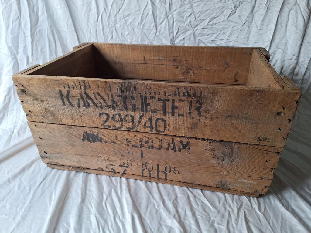 Houten kist Kannegieter Amsterdam, Ophalen of Verzenden