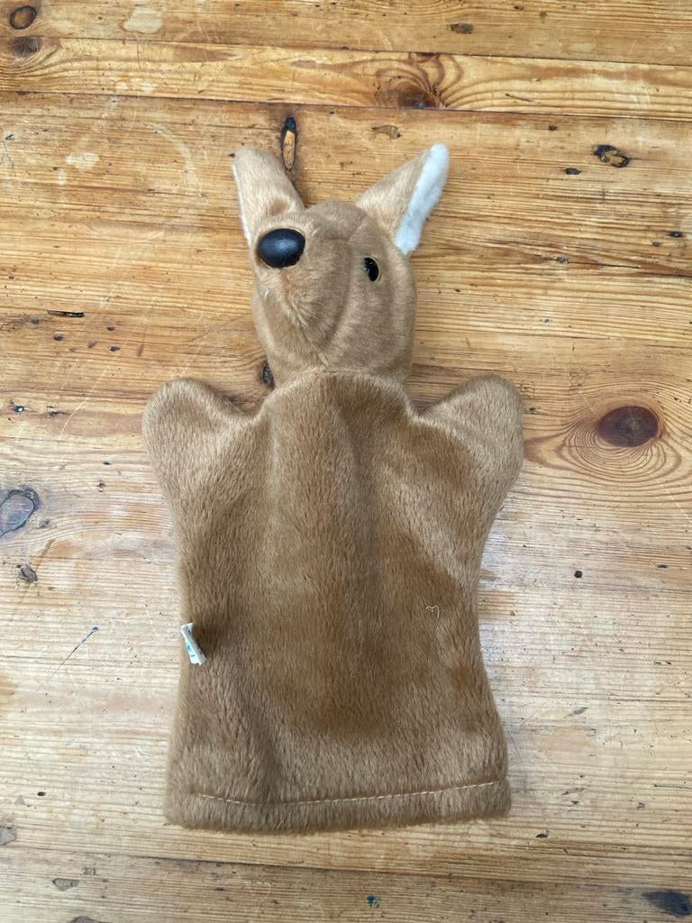 Leuke handpop konijn, Ophalen of Verzenden, Gebruikt, Konijn