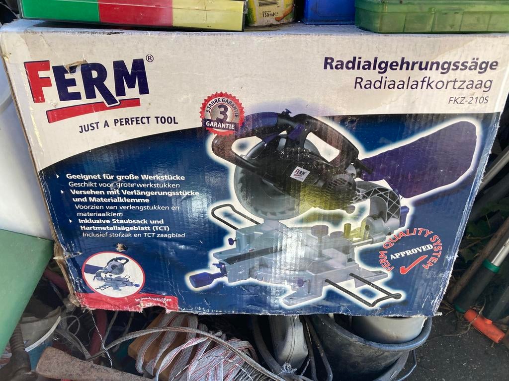 Ferm afkortzaag, Ophalen, Zo goed als nieuw, Afkortzaag, 30 tot 70 mm