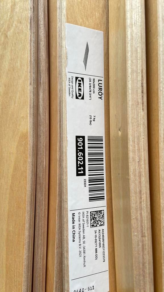 Zo goed als nieuwe lattenbodem 90x200., Huis en Inrichting, Slaapkamer | Matrassen en Bedbodems, Ophalen, Zo goed als nieuw, Eenpersoons