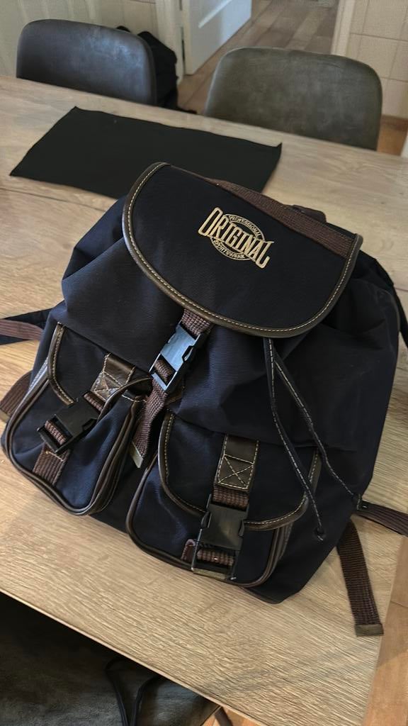 Stevige stoffen tas te koop, Sieraden, Tassen en Uiterlijk, Tassen | Rugtassen, Ophalen of Verzenden, Zo goed als nieuw, Overige merken