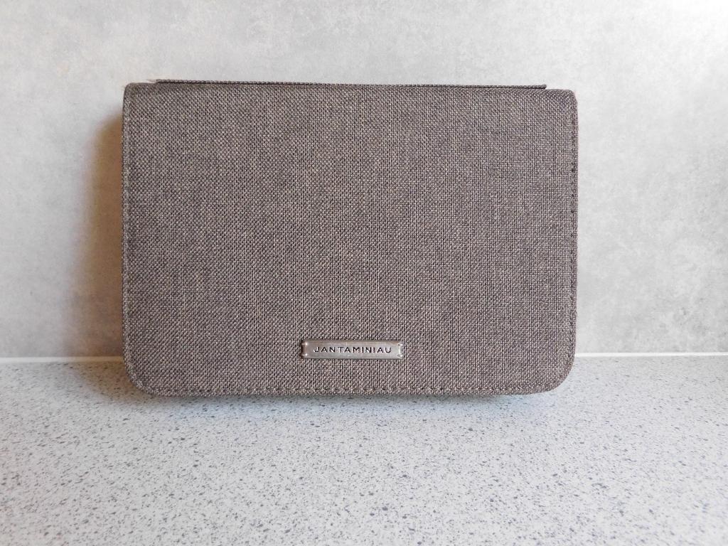 Toilettas 18x12,5x3 cm. Jan Taminiau KLM, Ophalen of Verzenden, Zo goed als nieuw, Bruin, Heer of Dame