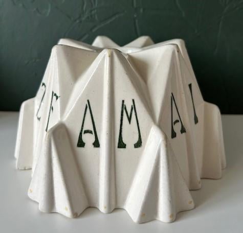 Societé Ceramique puddingvorm diamant Art Deco 1920's, Ophalen of Verzenden