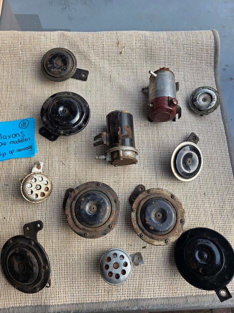 Diverse Claxons voor Verschillende Motoren, Motoren, Ophalen of Verzenden, Gebruikt