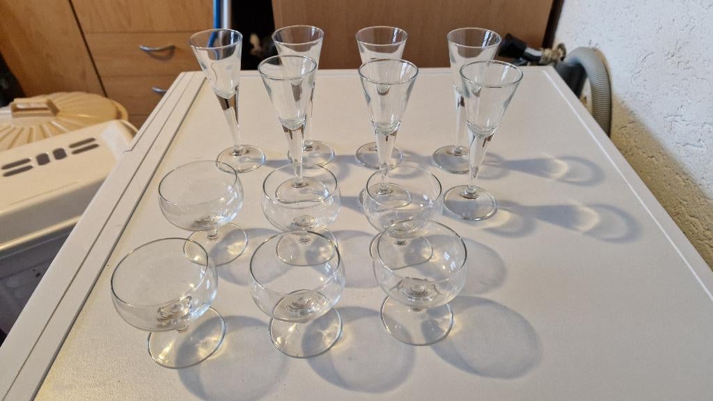 6 likeur en 7 snaps glaasjes nieuw, Verzamelen, Glas en Borrelglaasjes, Ophalen of Verzenden, Nieuw, Borrel- of Shotglas