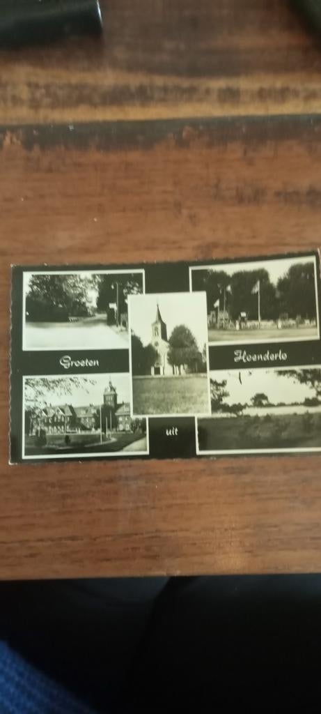 Oude ansichtkaart Hoenderlo, Verzamelen, Ophalen of Verzenden, 1940 tot 1960, Gelopen, Gelderland