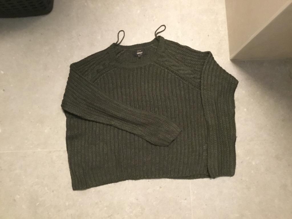 Leger groene trui L Only, Ophalen, Zo goed als nieuw, Maat 42/44 (L), Groen