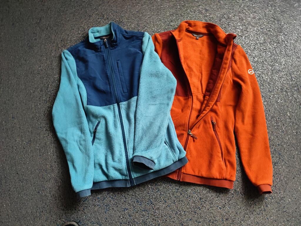 Human Nature teddy/ fleece vest  Oranje en Blauw maat S, Overige kleuren, Ophalen of Verzenden, Zo goed als nieuw, Maat 36 (S)