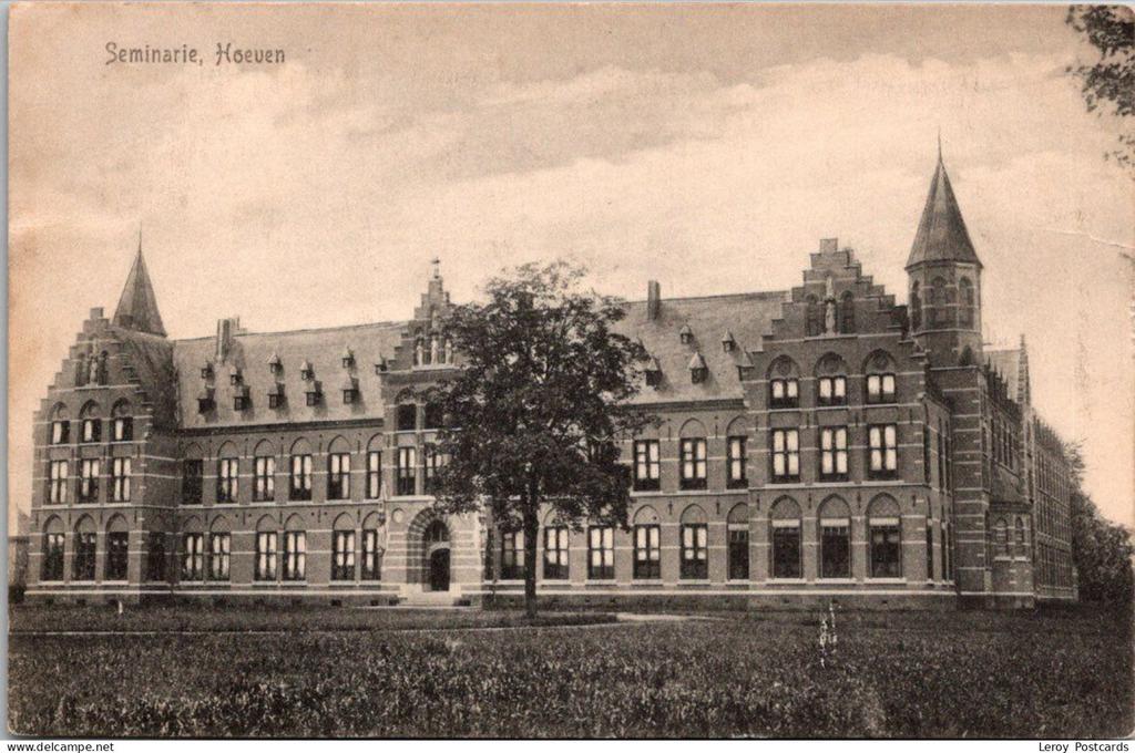 Hoeven, Seminarie (NB), Verzamelen, Ansichtkaarten | Nederland, Ophalen of Verzenden, Gelopen, Noord-Brabant