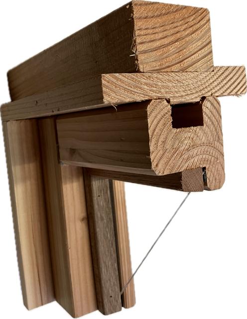 Stelkozijn tbv deuren en ramen douglas, Ophalen, 120 cm of meer, Nieuw, Buitendeur