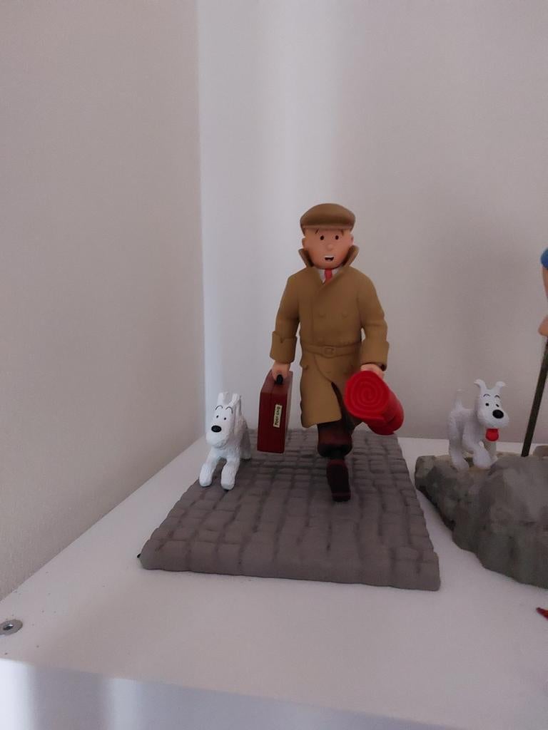 Kuifje komt thuis.Met doos en certificaat., Ophalen of Verzenden, Kuifje, Zo goed als nieuw, Beeldje of Figuurtje