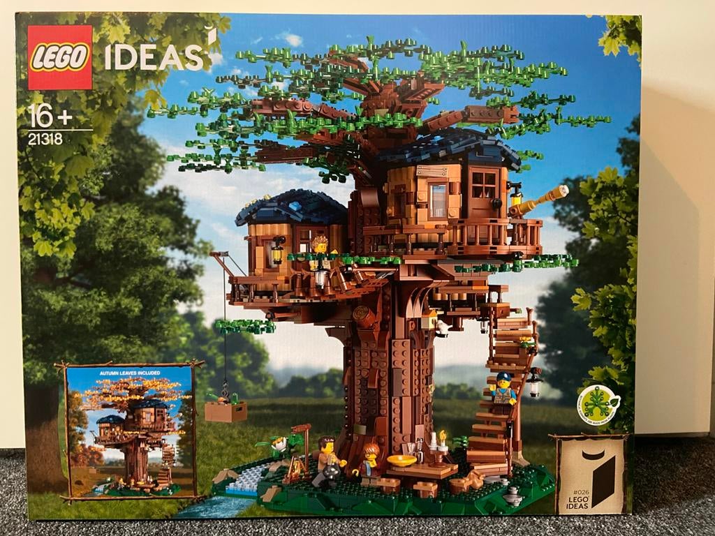 Lego Ideas 21318 Boomhut - Nieuwstaat, 1x opgebouwd, Ophalen of Verzenden, Zo goed als nieuw, Complete set, Lego