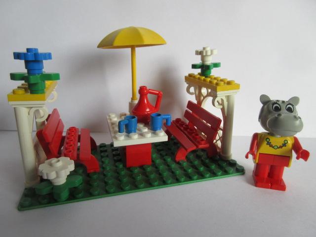 3798 Lego Fabuland, Noortjes Terrasje, Ophalen of Verzenden, Zo goed als nieuw, Complete set, Lego