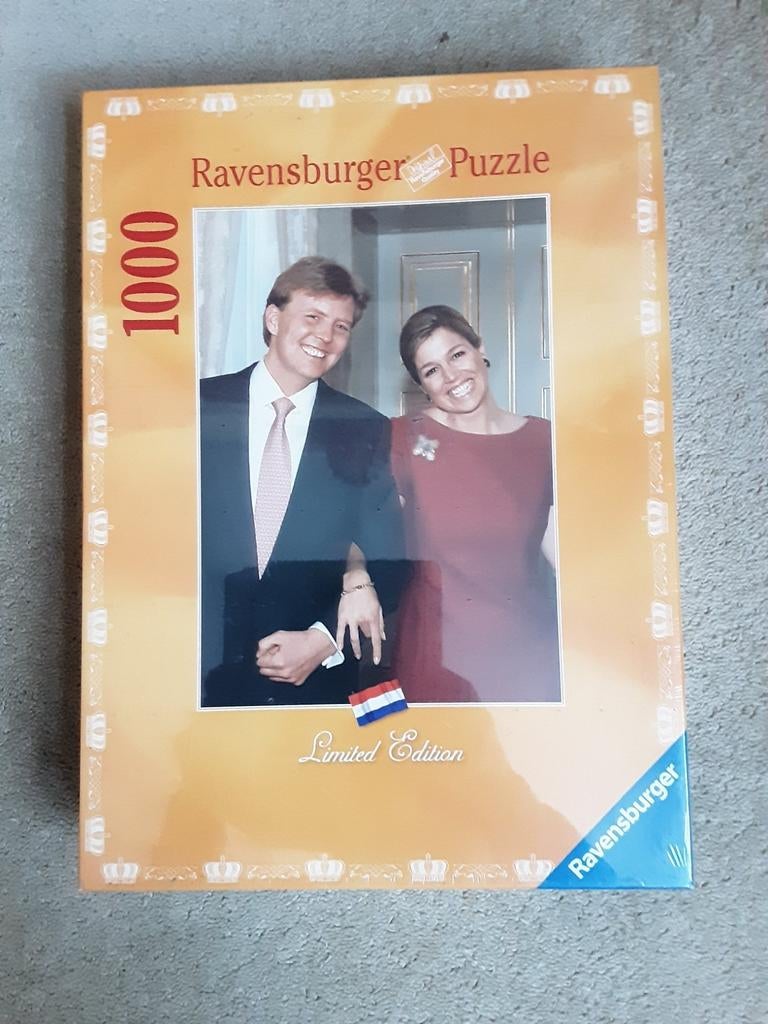 LEGPUZZEL PRINS WILLEM ALEXANDER EN MAXIMA, Ophalen, Nieuw