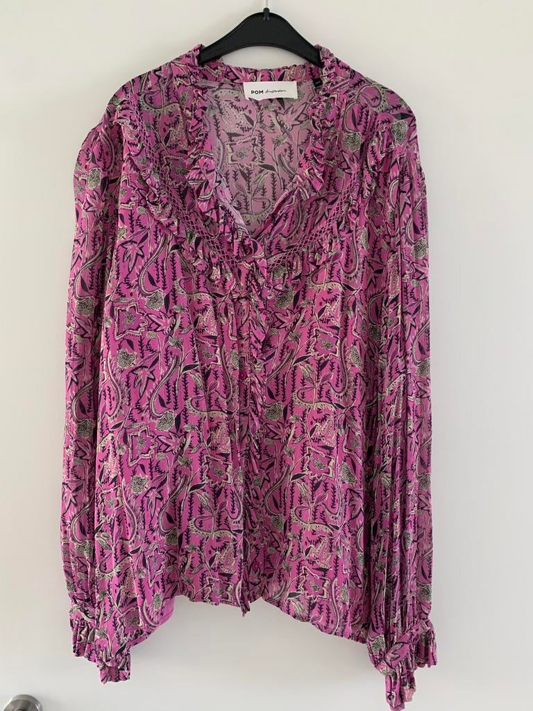 Roze blouse 44 XXL POM Amsterdam, Ophalen of Verzenden, Zo goed als nieuw, Roze