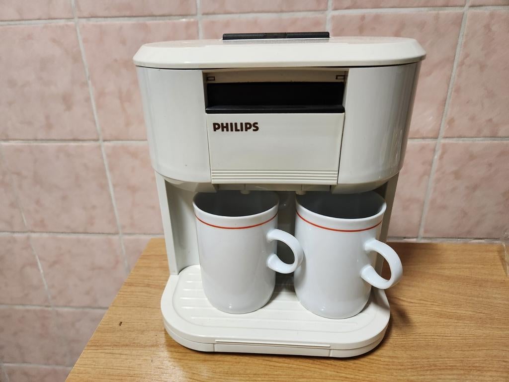 Philips cafe duo, Witgoed en Apparatuur, Koffiezetapparaten, 2 tot 4 kopjes, Ophalen of Verzenden, Gebruikt, Gemalen koffie