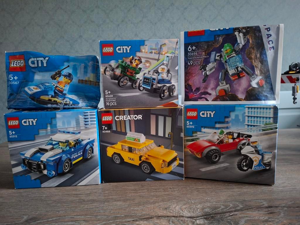 Lego doosjes City en Creator., Ophalen of Verzenden, Nieuw
