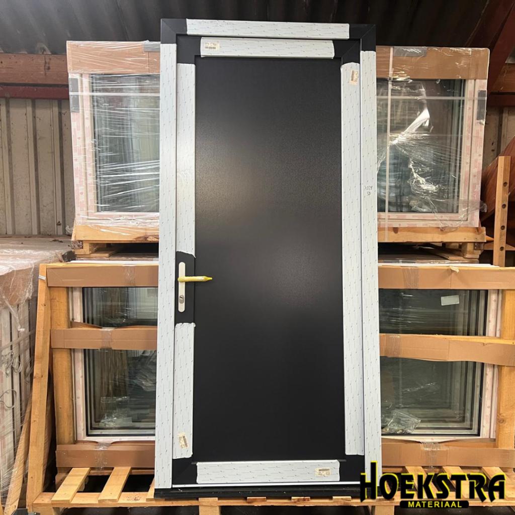 Kunststof deuren - kozijn met flens (intrekprofiel) €995,-, Ophalen, Nieuw, Glas, Buitendeur