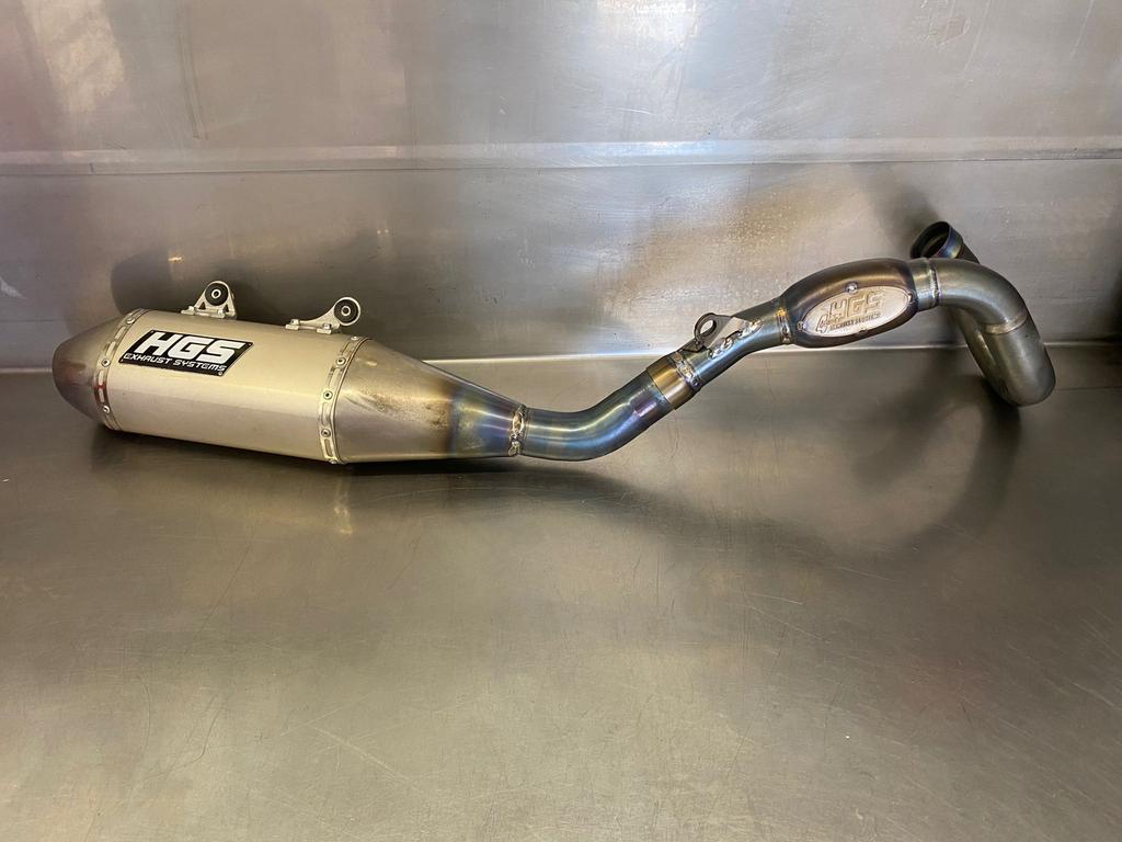 Hgs titanium uitlaat ktm/gasgas/husqvarna 450f, Motoren, Ophalen of Verzenden