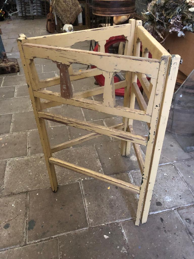 vintage houten droogrek wasrek, Ophalen, Gebruikt, Wasrek