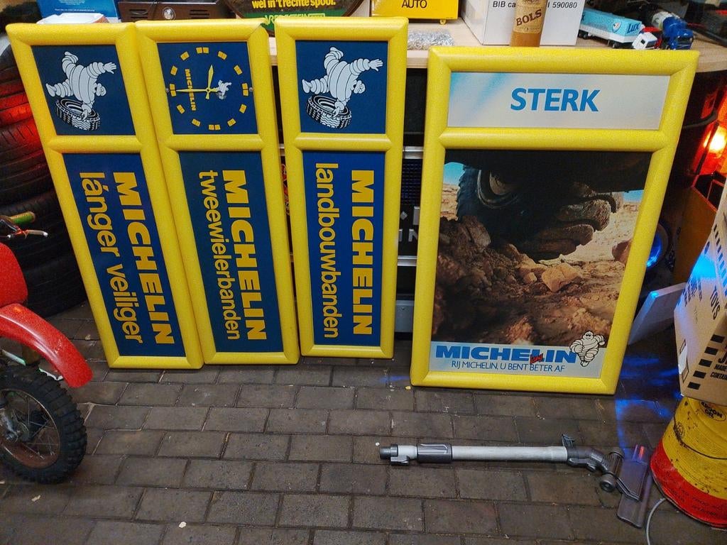 Michelin borden reclame, Verzamelen, Merken en Reclamevoorwerpen, Ophalen, Reclamebord