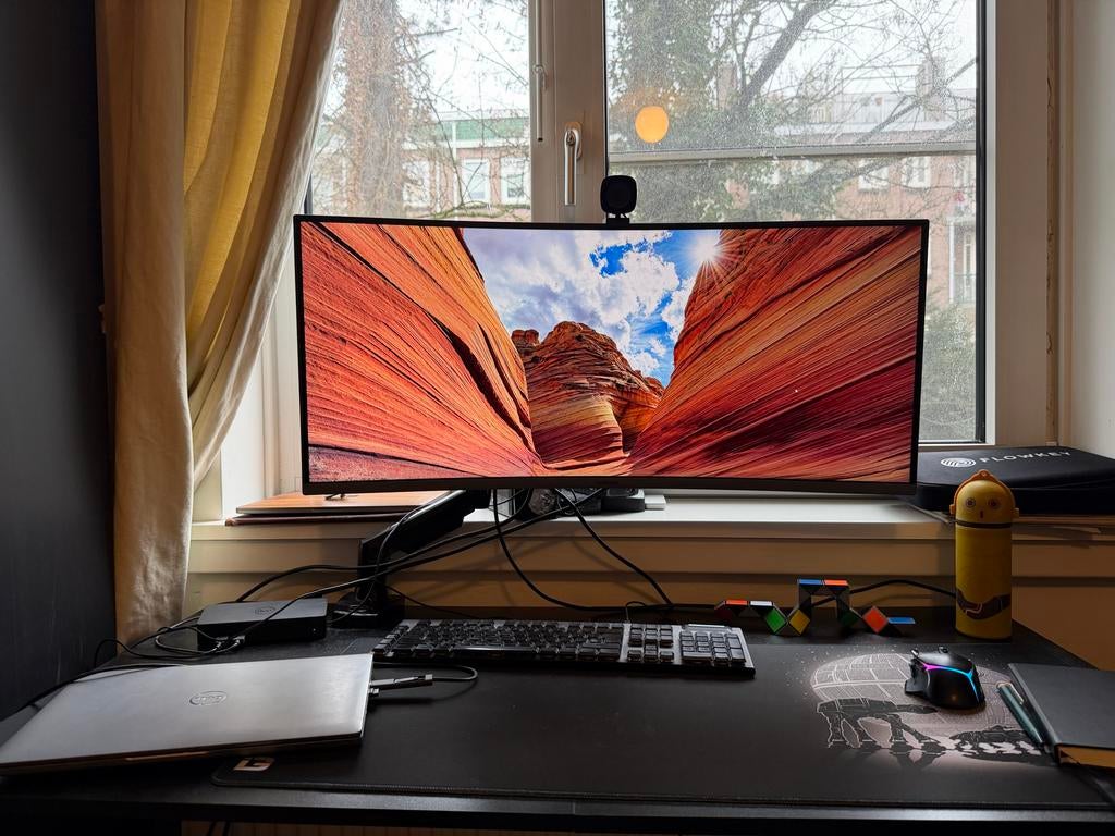 Dell D6000 Docking Station - Uitstekend!, Computers en Software, Dockingstations, Ophalen of Verzenden, Gebruikt, Docking station