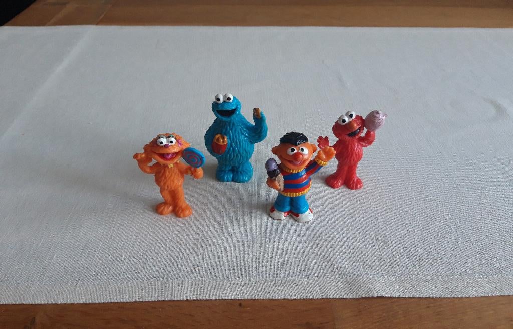 Sesamstraat poppetjes Funfair Playset Tyco Toys, Ophalen of Verzenden, Gebruikt