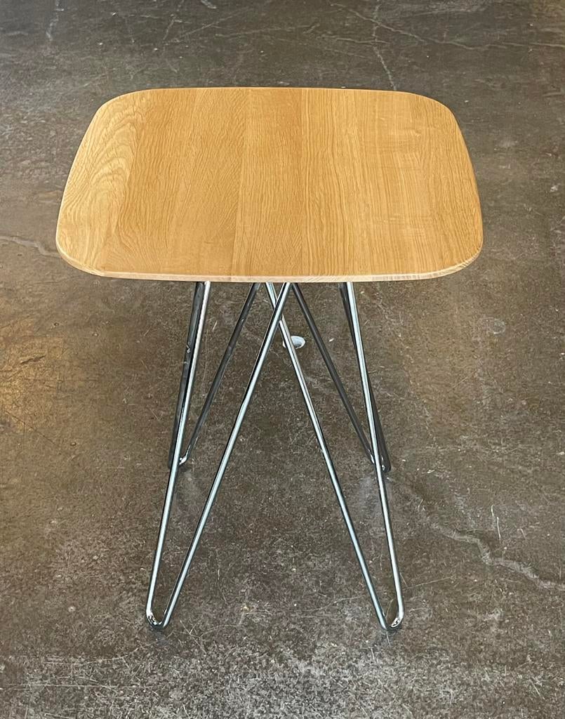 Leolux Cimber bijzettafel NIEUW, Ophalen, Nieuw, Rond, Minder dan 55 cm