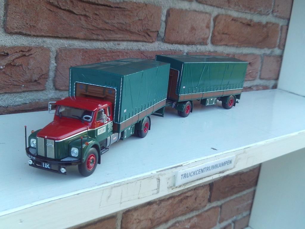 Teknoi  Scania  Vabis  110  combi  van  D. S. W., Ophalen of Verzenden, Nieuw, Bus of Vrachtwagen, Tekno