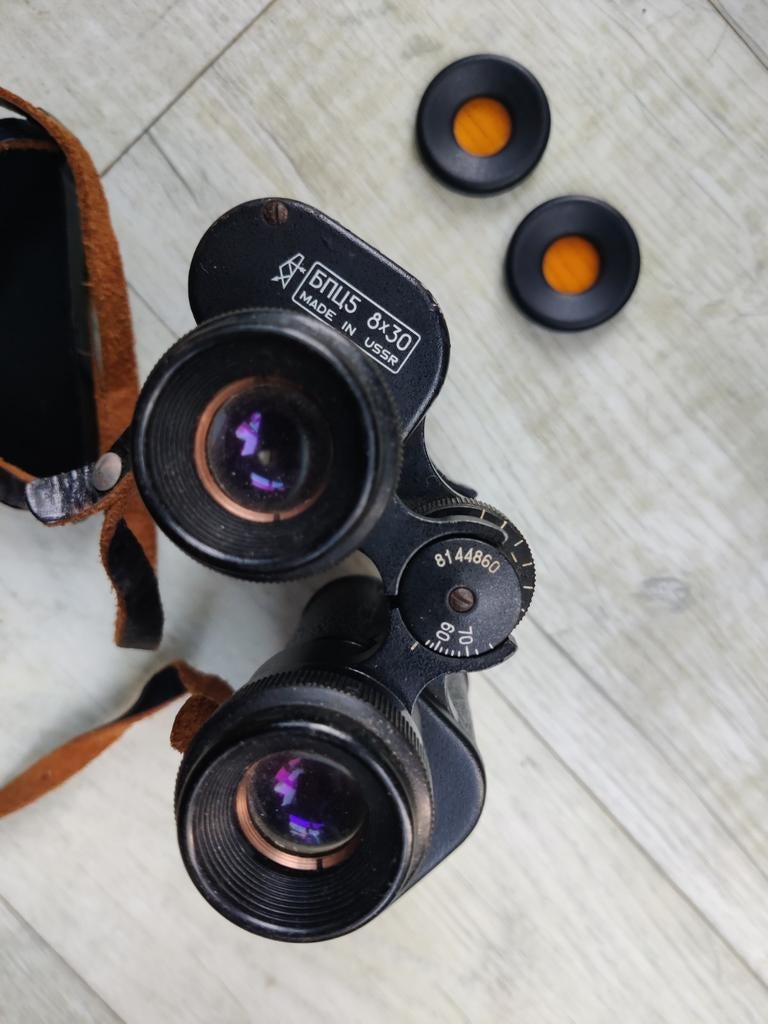 Zeldzame gave Russische verrekijker 8 x 30, Audio, Tv en Foto, Optische apparatuur | Verrekijkers, Ophalen of Verzenden