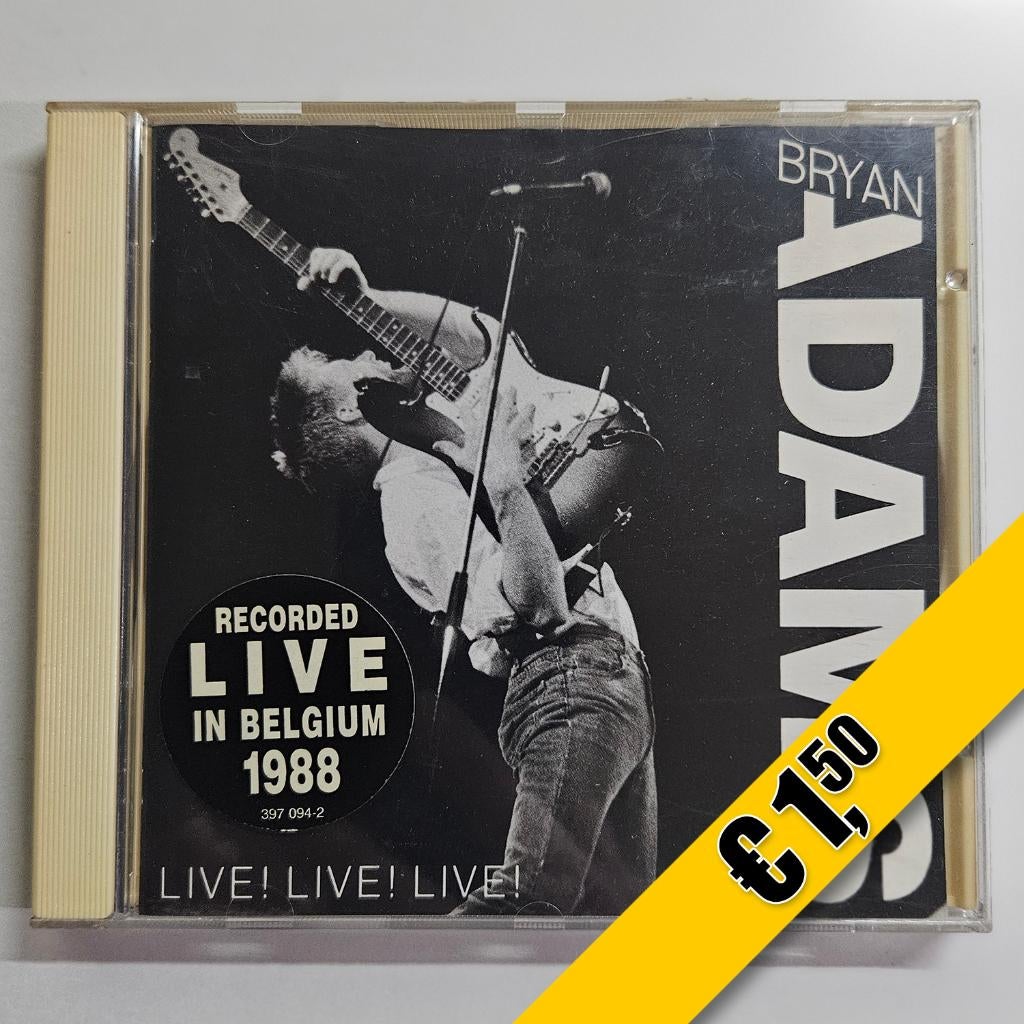 CD - Bryan Adams Live! Live! Live! (in Belgium), Verzenden, Gebruikt
