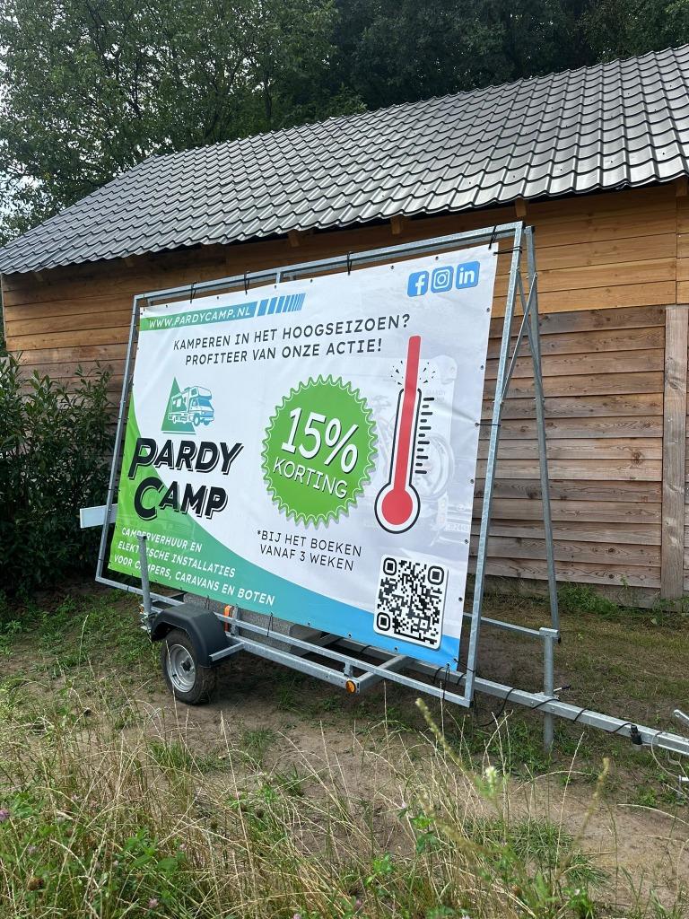 Op voorraad AANHANGERS: RECLAME – STEIGER – OPEN – GESLOTEN, Ophalen, Nieuw