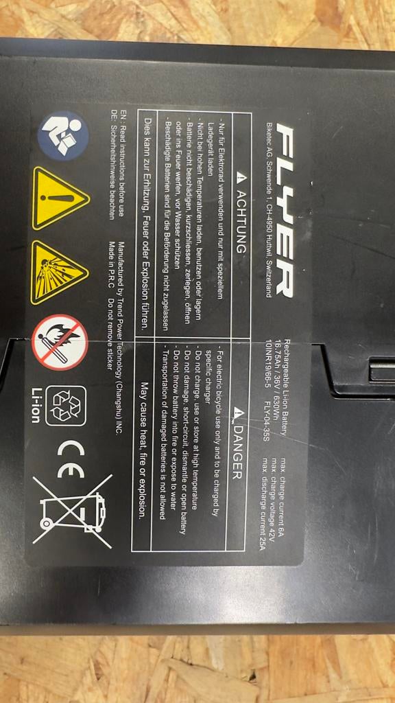 Flyer accu STB 630WH, -, -, Ophalen of Verzenden, Zo goed als nieuw