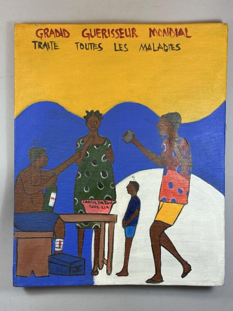 260102 Naive painting - "great healer, treats all diseases", Ophalen of Verzenden