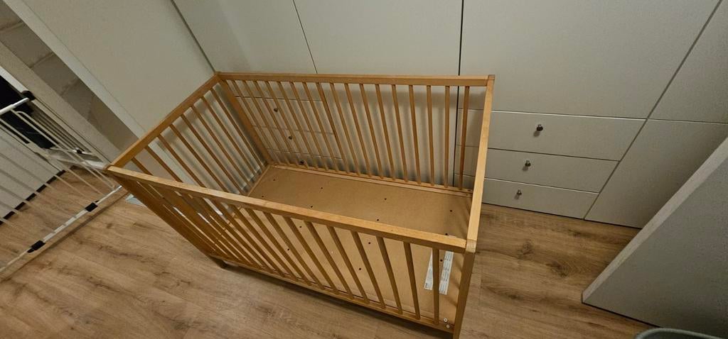 Ikea Ledikant - Gebruikt, Kinderen en Baby's, Boxen, Gebruikt, Rechthoekig, In hoogte verstelbaar, Ophalen