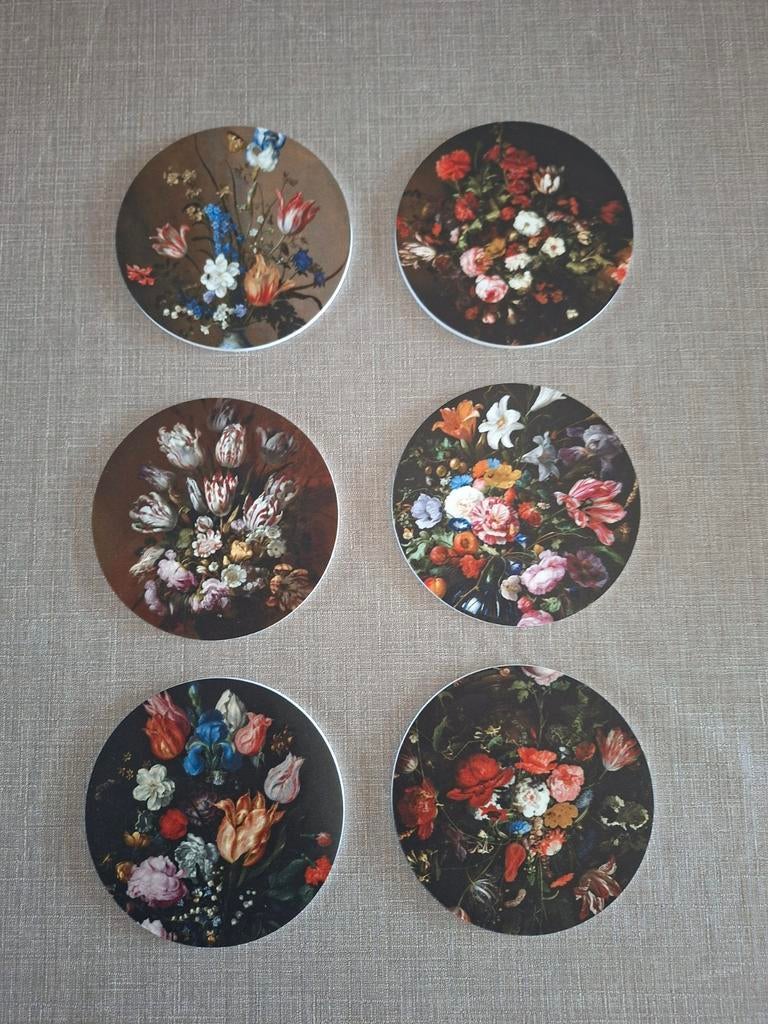 Oude Meesters onderzetters, Ophalen of Verzenden, Glas of Kopje