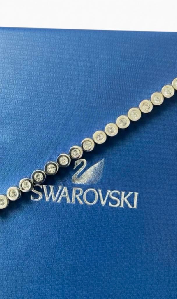 Swarovski Armband met Kristallen - Zo goed als nieuw, Sieraden, Tassen en Uiterlijk, Armbanden, Met kristal, Overige materialen