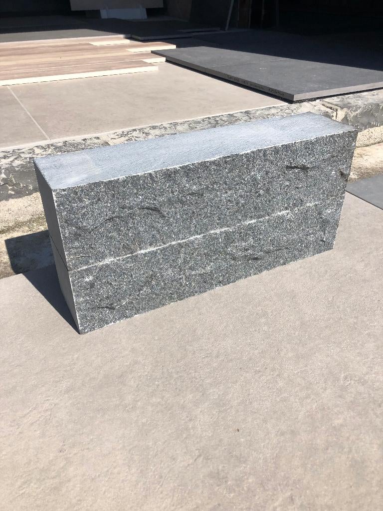 stapelblok kleurvast graniet 12x12x50 10x10x40 borderstenen, Biels, Nieuw, Ophalen of Verzenden, Natuursteen